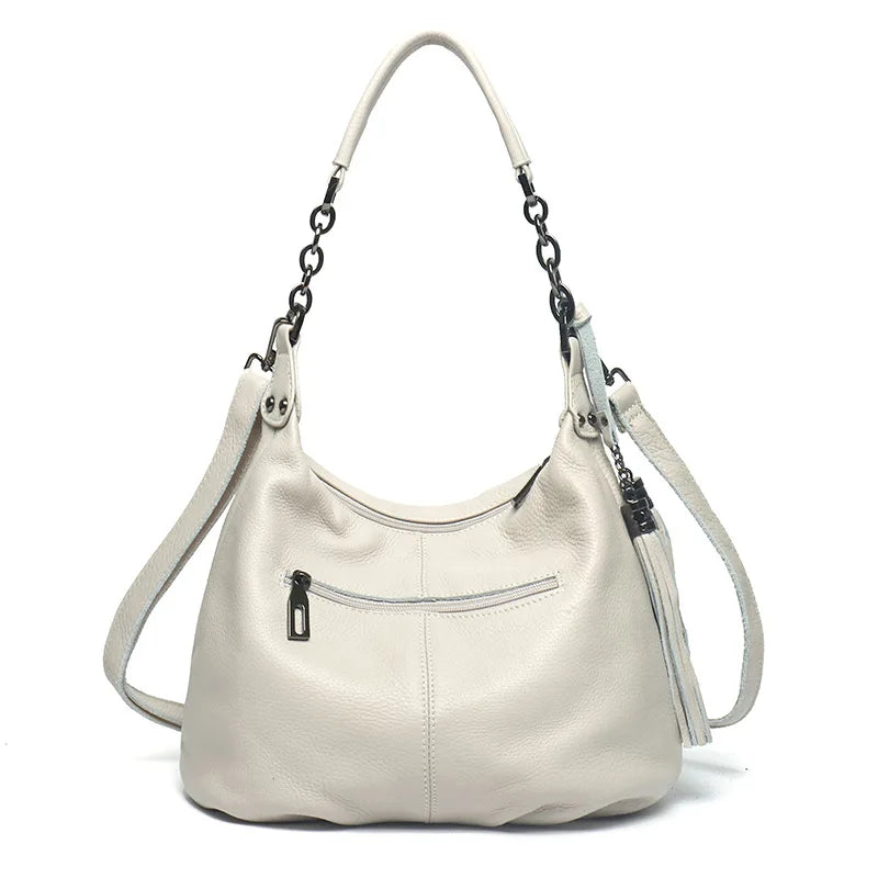 Designer Leather Hobo Bag